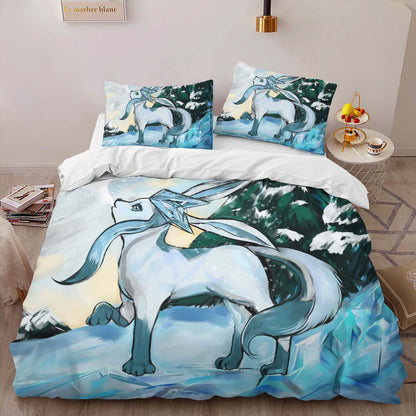Glaceon Pokemon Duvet Cover 2