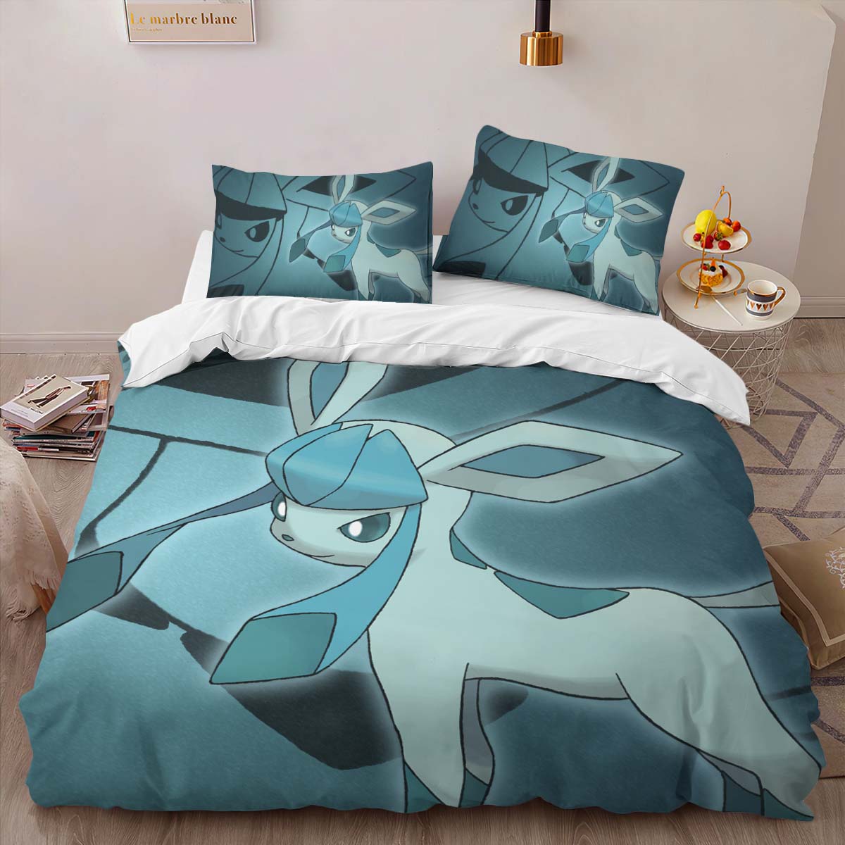 Glaceon Pokemon 2 Duvet Cover 2