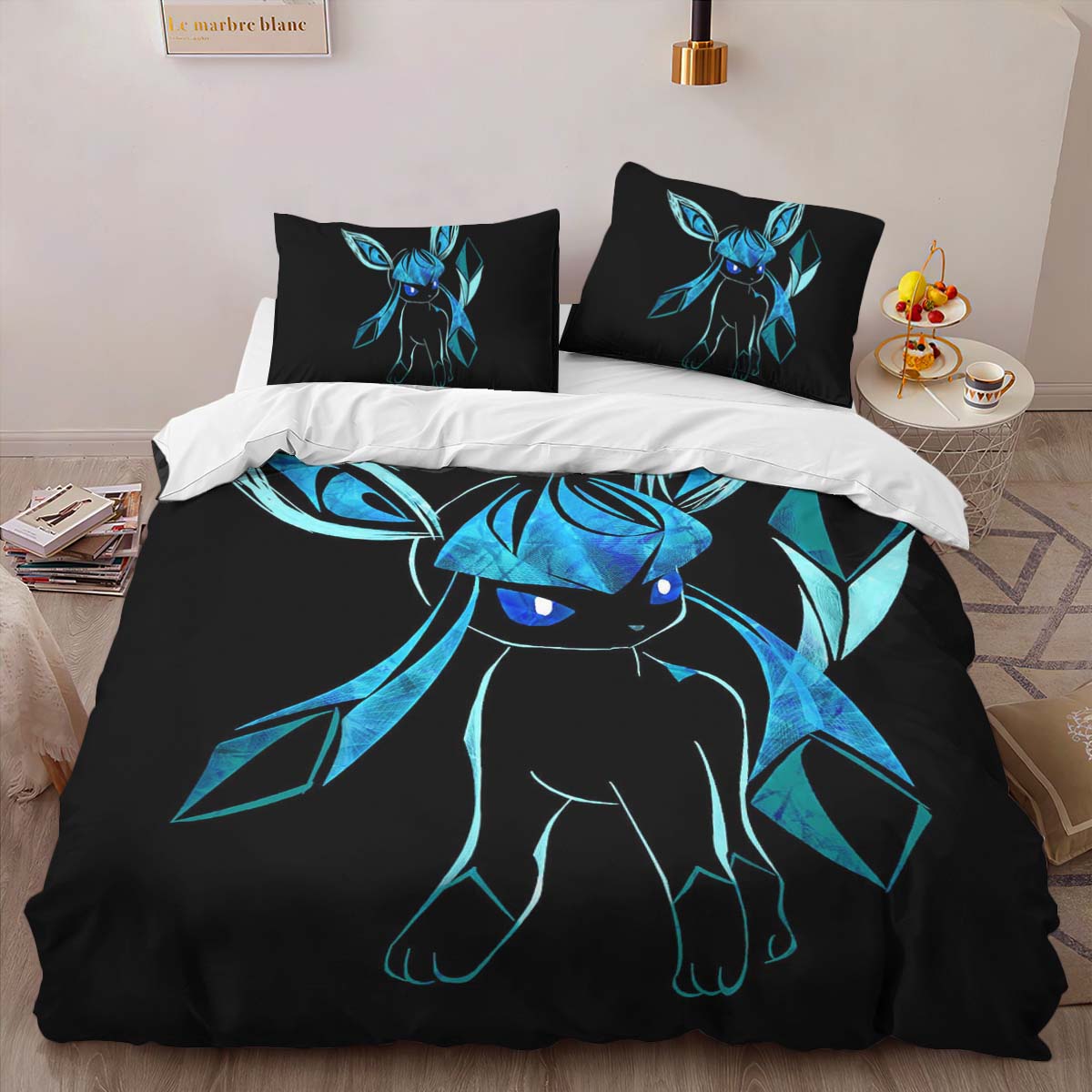 Glaceon Pokemon 3 Duvet Cover 2