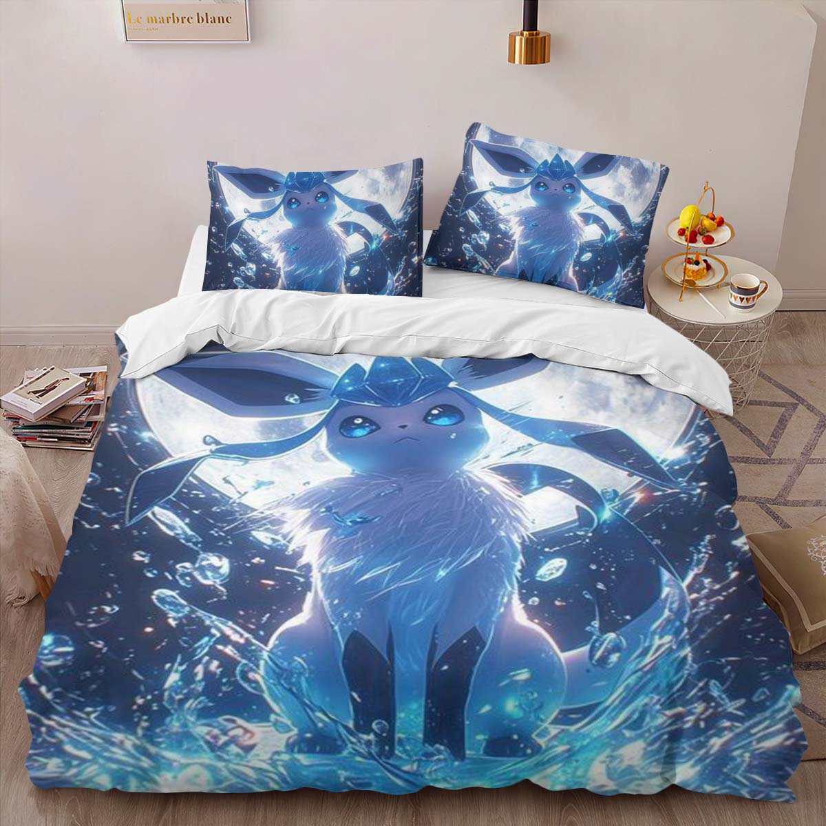 Glaceon Pokemon 4 Duvet Cover 2