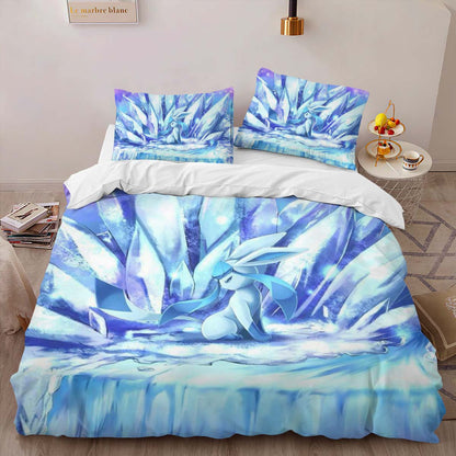 Glaceon Pokemon 7 Duvet Cover 2