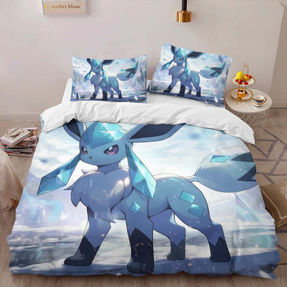 Glaceon Pokemon 8 Duvet Cover 2