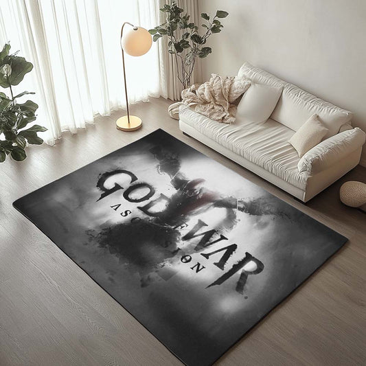 God of War Ragnarok Kratos Ghost of Sparta Rug