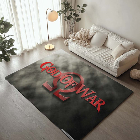 God of War Ragnarok Kratos Ghost of Sparta 7 Rug