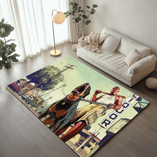 Grand Theft Auto GTA 5 Carl Johnson Rug