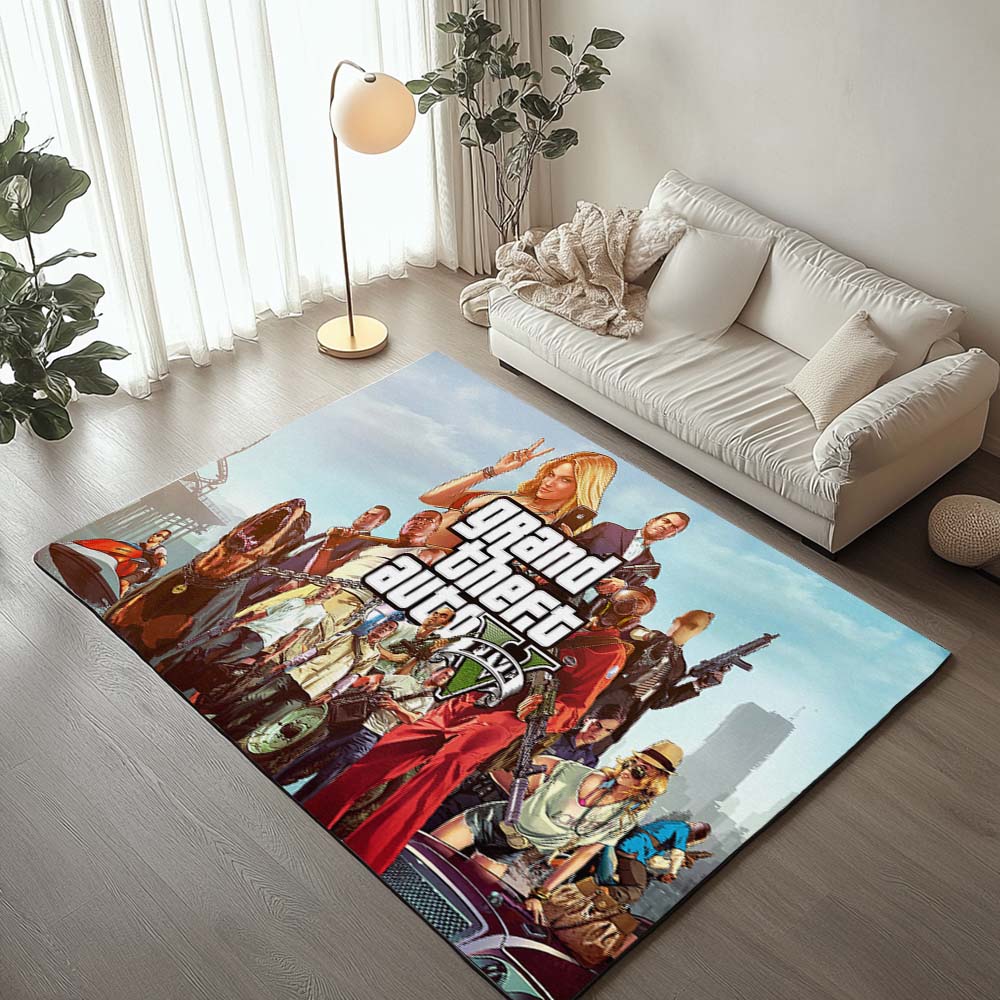 Grand Theft Auto GTA 5 Characters Rug