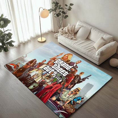 Grand Theft Auto GTA 5 Characters Rug