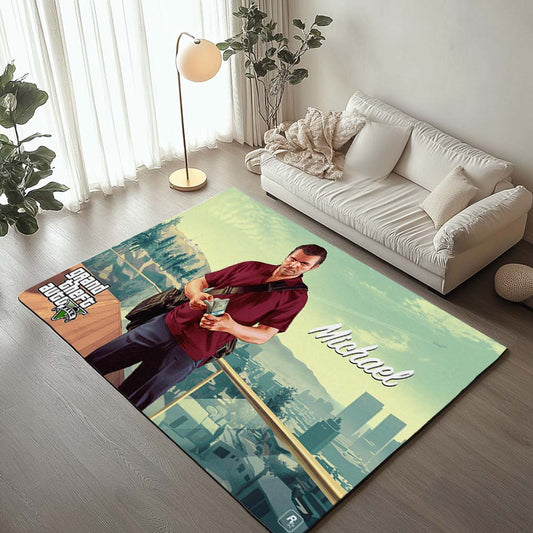 Grand Theft Auto GTA 5 Michael De Santa 3 Rug