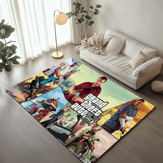 Grand Theft Auto V GTA 5 All Characters Rug