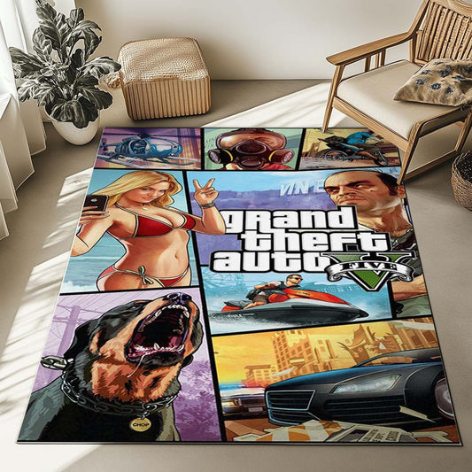 Grand Theft Auto V GTA 5 Trevor Philips and characters Rug