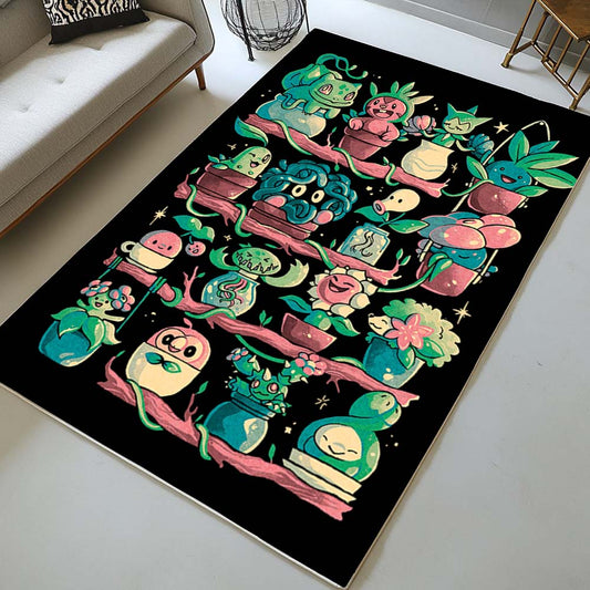 Grass Pokemon Rug