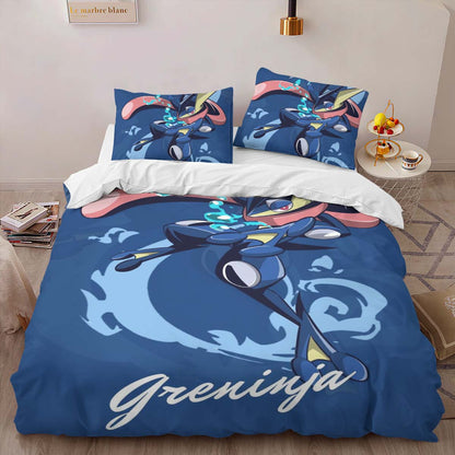 Greninja Pokemon 3 Duvet Cover 2