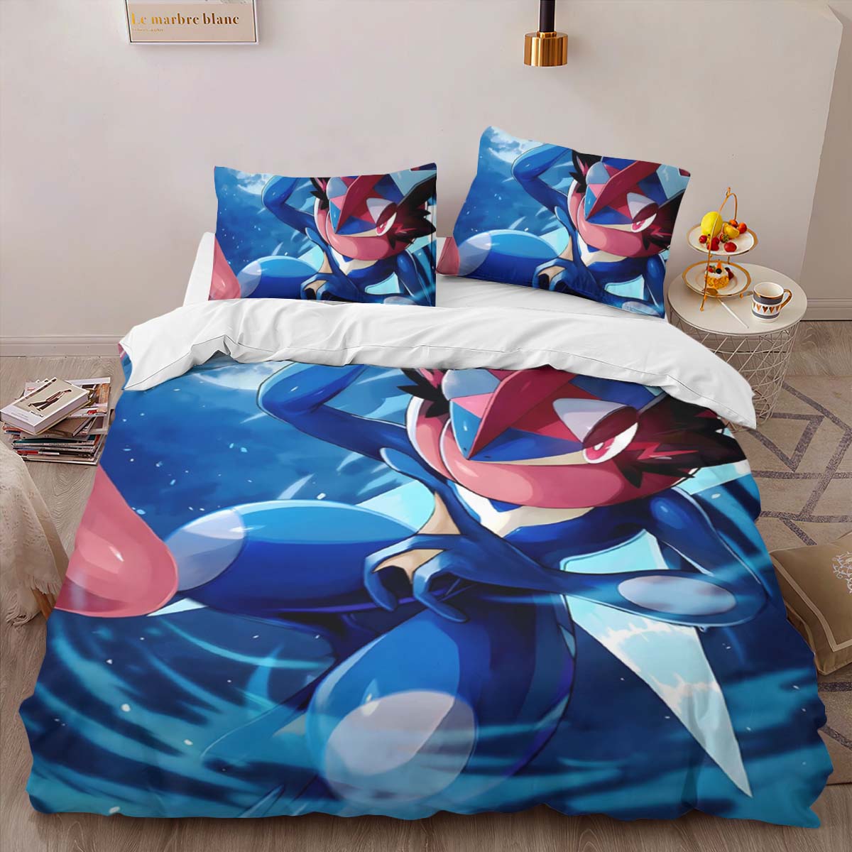 Greninja Pokemon 4 Duvet Cover 2