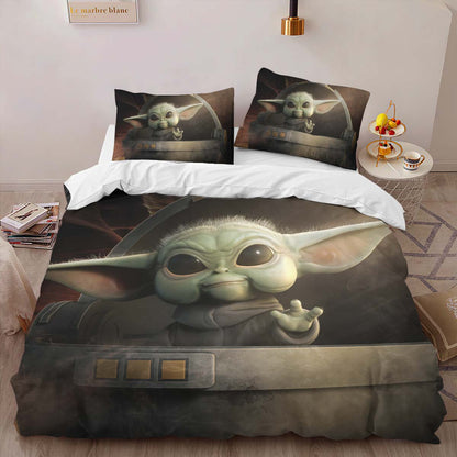 Grogu Star Wars Baby Yoda The Mandalorian Duvet Cover 2