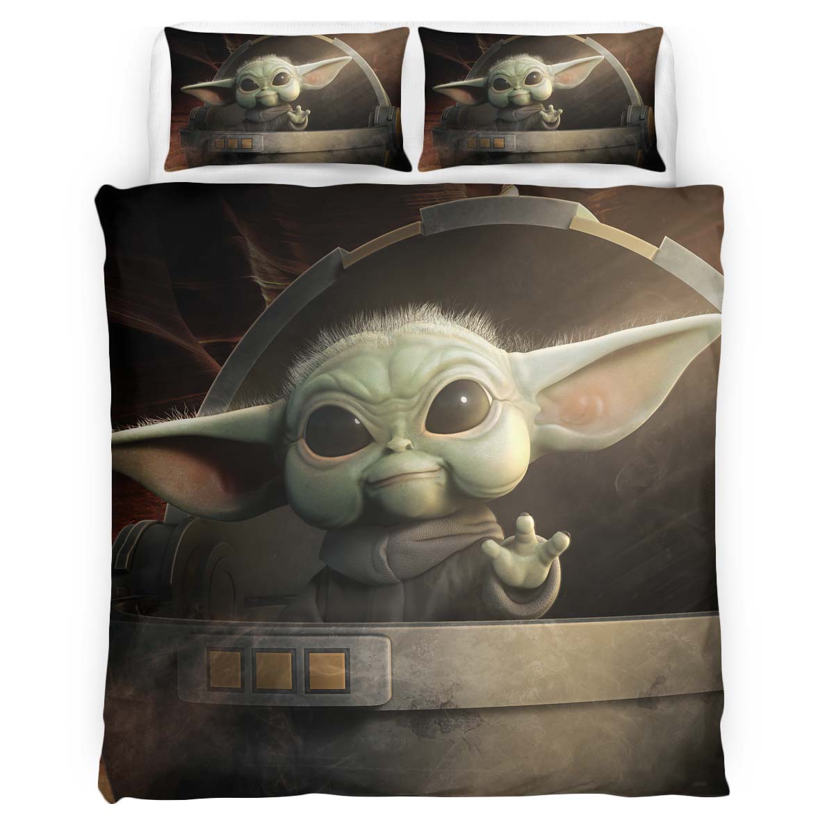 Grogu Star Wars Baby Yoda The Mandalorian Duvet Cover
