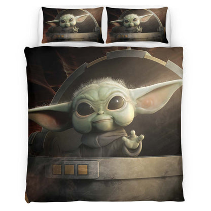 Grogu Star Wars Baby Yoda The Mandalorian Duvet Cover
