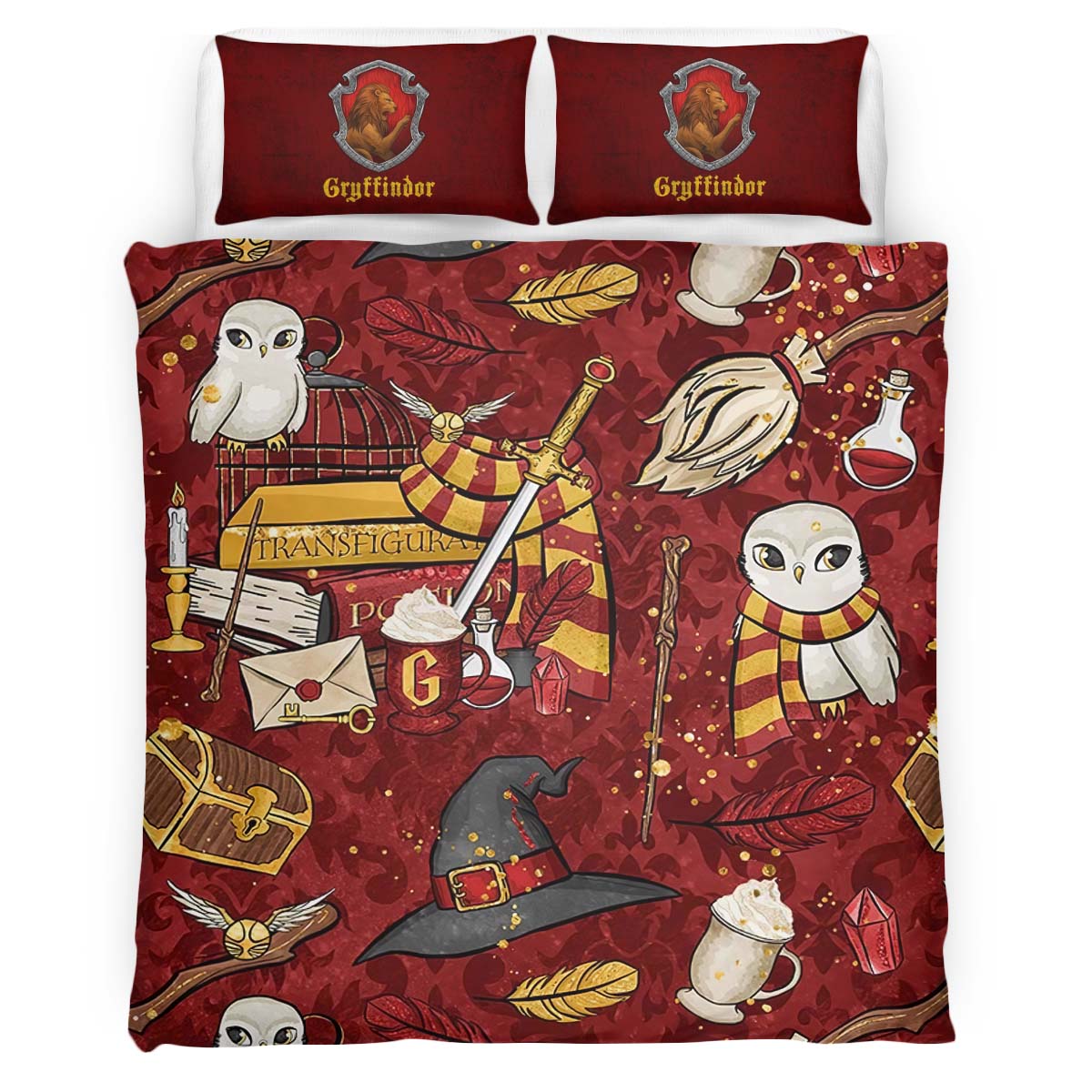 Gryffindor House Harry Potter 15 Duvet Cover