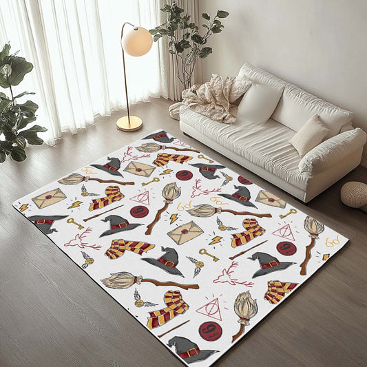 Gryffindor House Harry Potter Symbols Rug