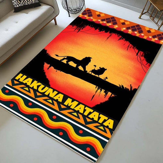 Hakuna Matata The Lion King Characters 2 Rug