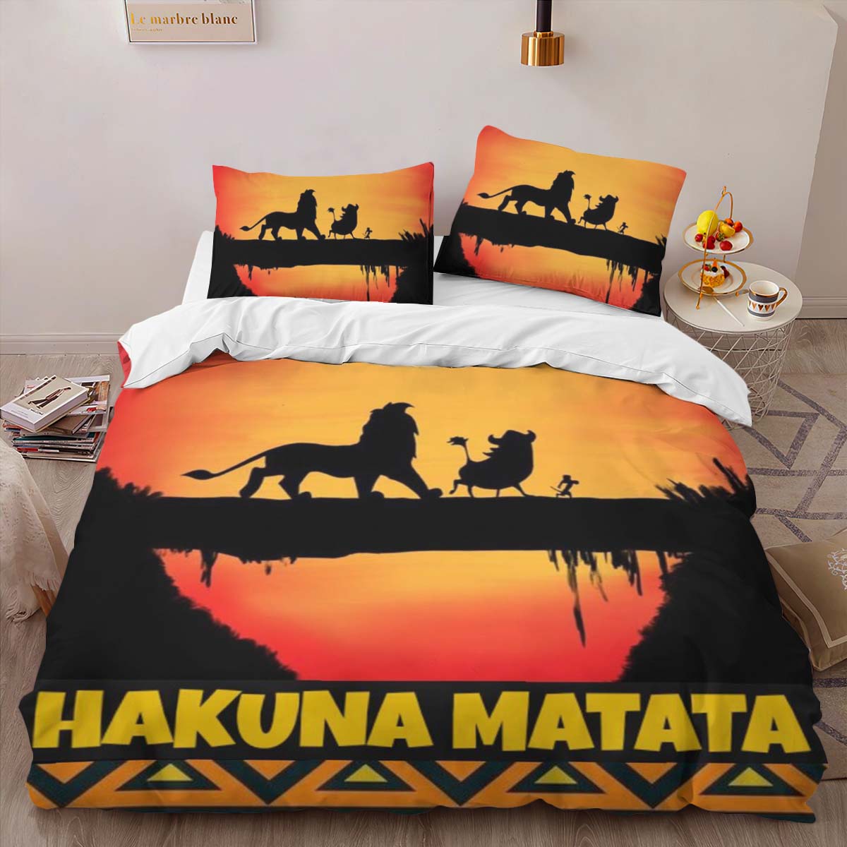 Hakuna Matata The Lion King Characters 2 Duvet Cover 2