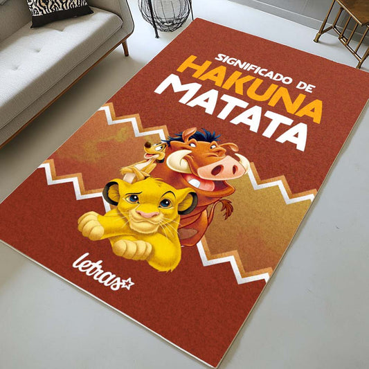 Hakuna Matata The Lion King Characters 3 Rug