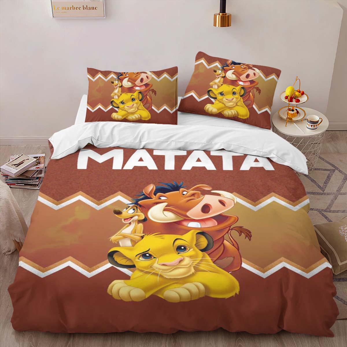 Hakuna Matata The Lion King Characters 3 Duvet Cover 2