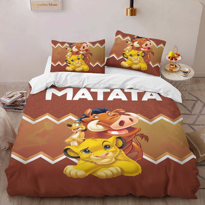Hakuna Matata The Lion King Characters 3 Duvet Cover 2