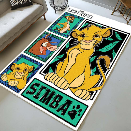 Hakuna Matata The Lion King Characters 4 Rug