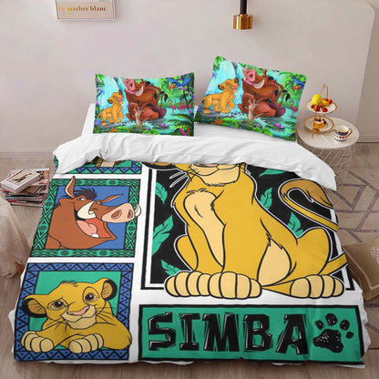 Hakuna Matata The Lion King Characters 4 Duvet Cover 2