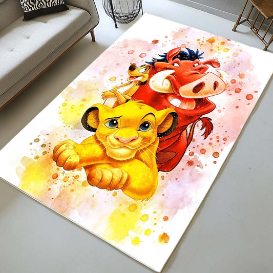 Hakuna Matata The Lion King Characters 5 Rug