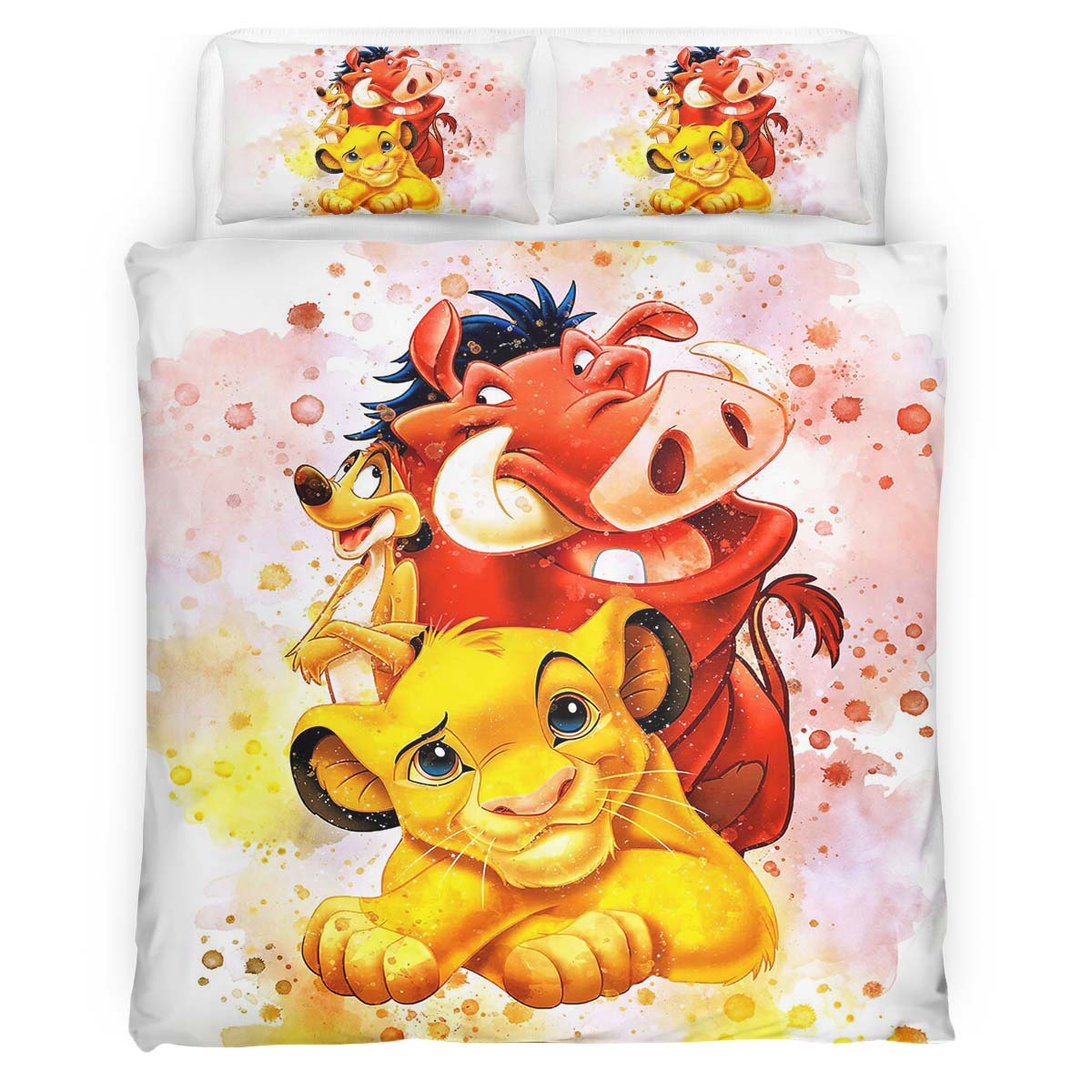 Hakuna Matata The Lion King Characters 5 Duvet Cover