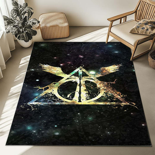 Harry Potter Always Golden Snitch Rug