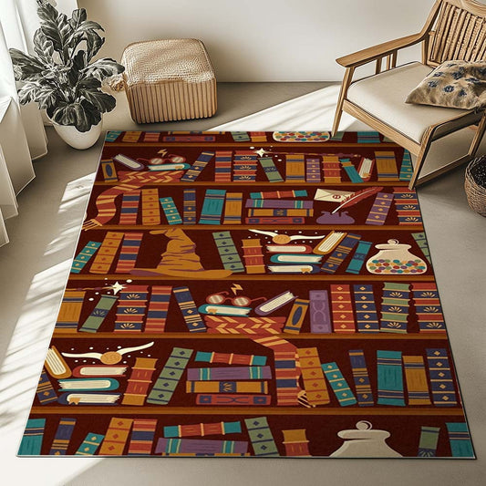 Harry Potter Bookshelves Rug