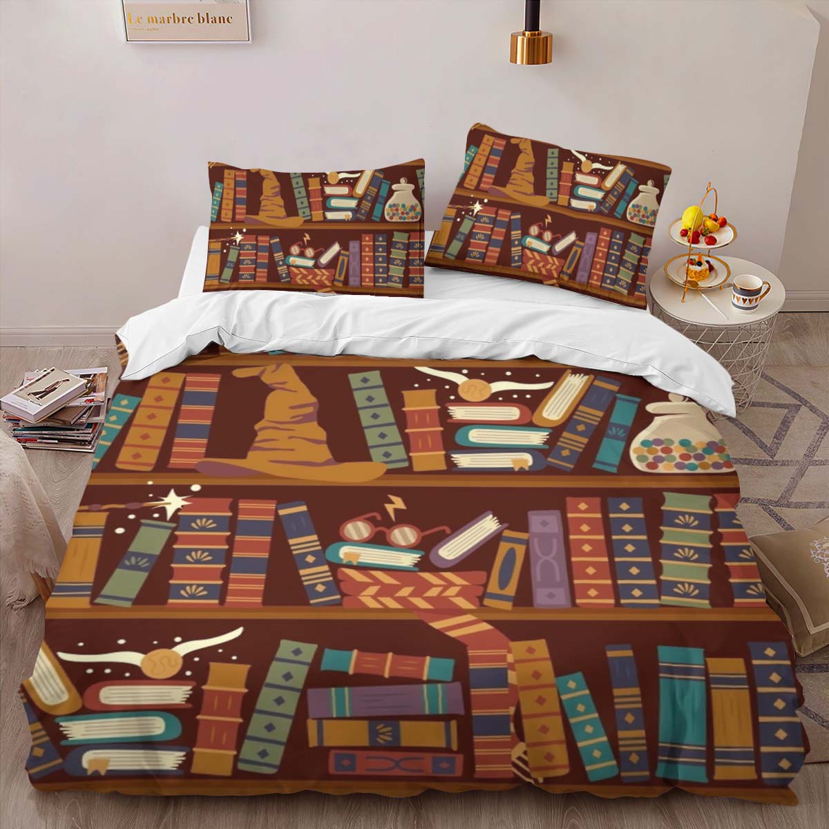 Harry Potter Bookshelves Duvet Cover 2