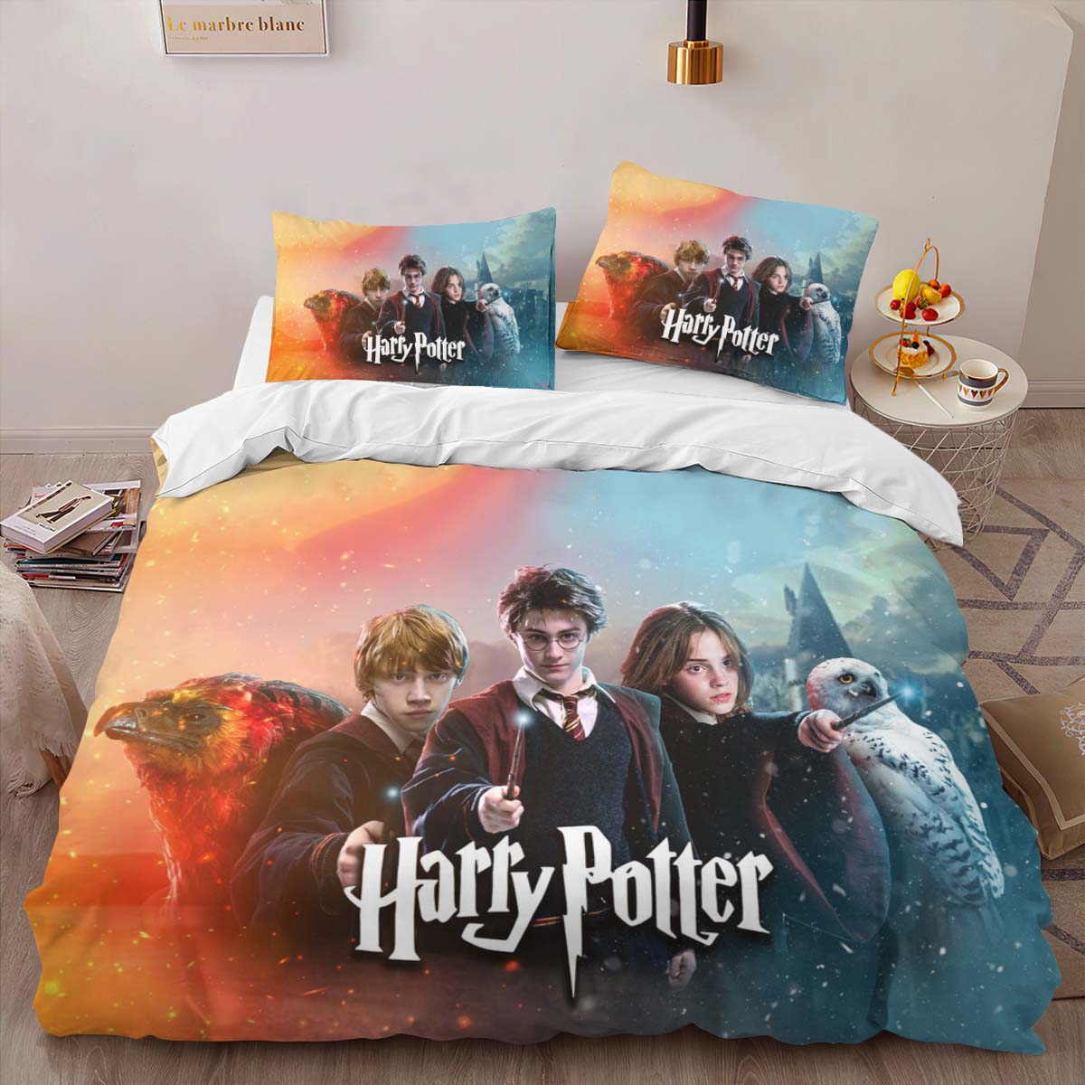 Harry Potter Characters Harry Hermione Ron Duvet Cover 2