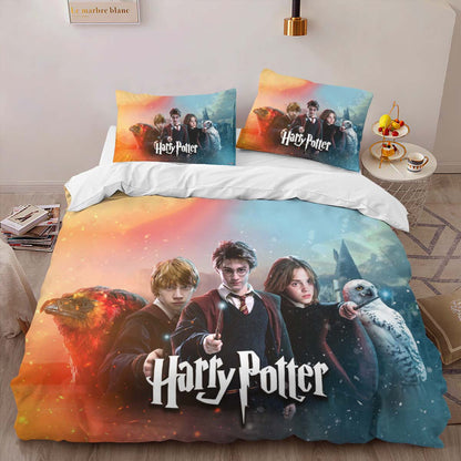 Harry Potter Characters Harry Hermione Ron Duvet Cover 2