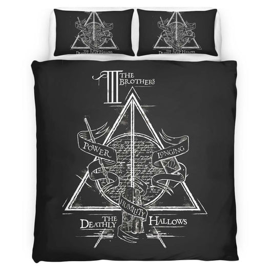 Harry Potter Deathly Hallows the Brothers Duvet Cover