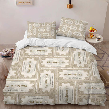 Harry Potter Hogwarts Express Platform Ticket Duvet Cover 2