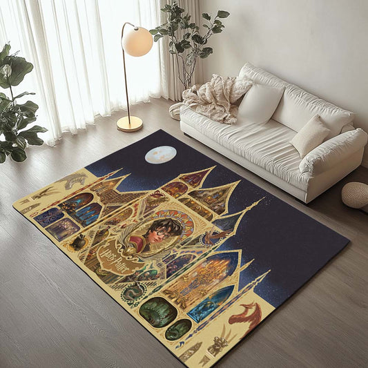 Harry Potter Hogwarts School 3 Rug