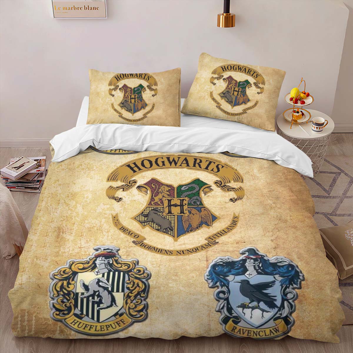 Harry Potter Hogwarts School And Four Houses Duvet Cover 2