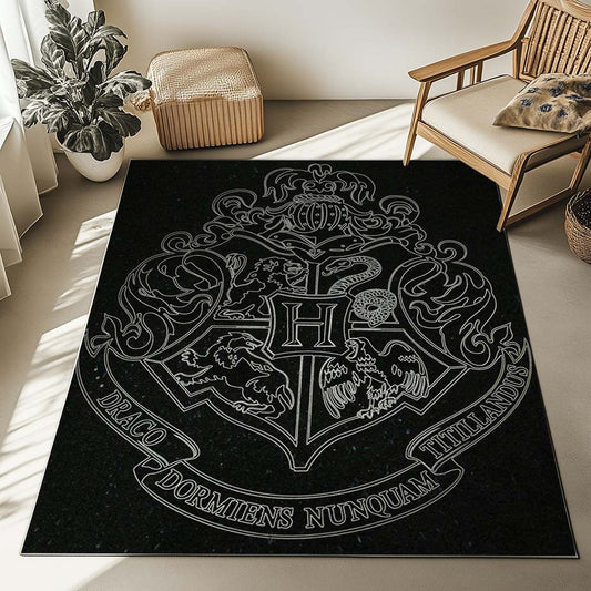 Harry Potter Hogwarts School Logo 03 Rug