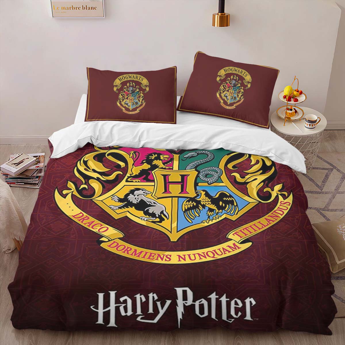 Harry Potter Hogwarts School Logo Duvet Cover 2