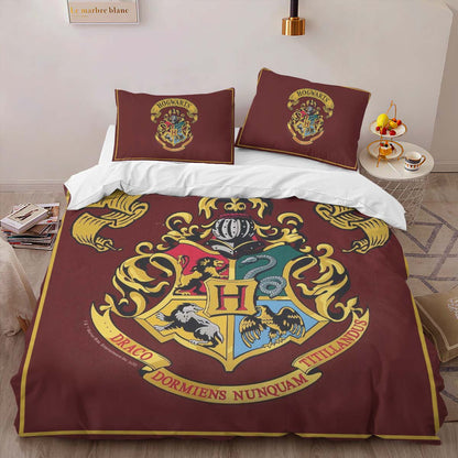 Harry Potter Hogwarts School Logo Special Style Duvet Cover 2