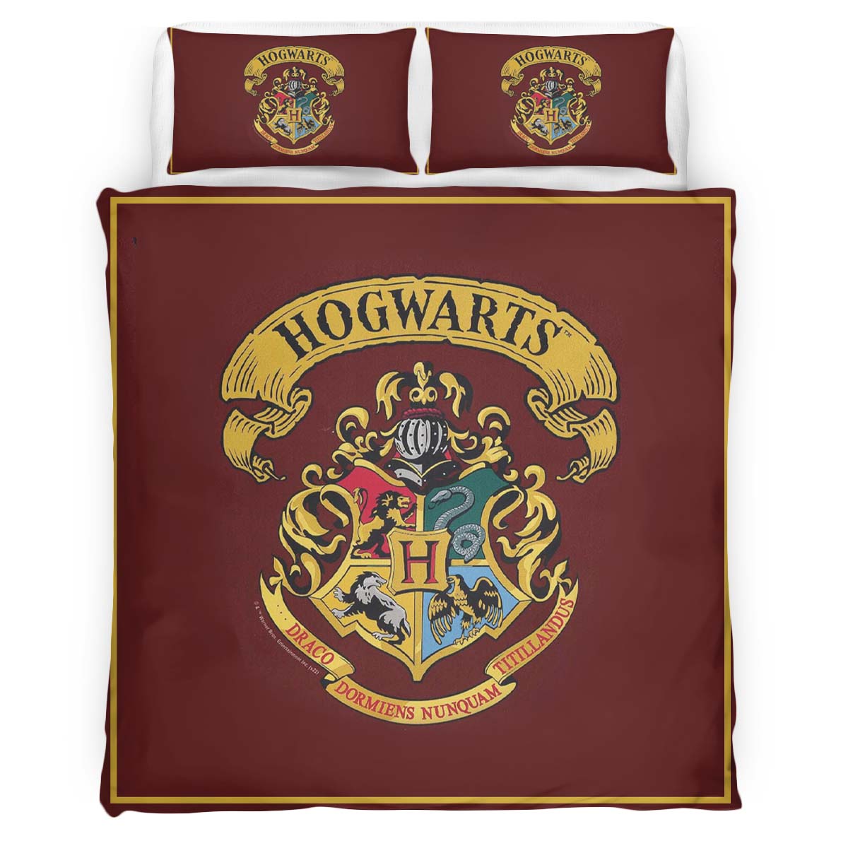 Harry Potter Hogwarts School Logo Special Style Duvet Cover