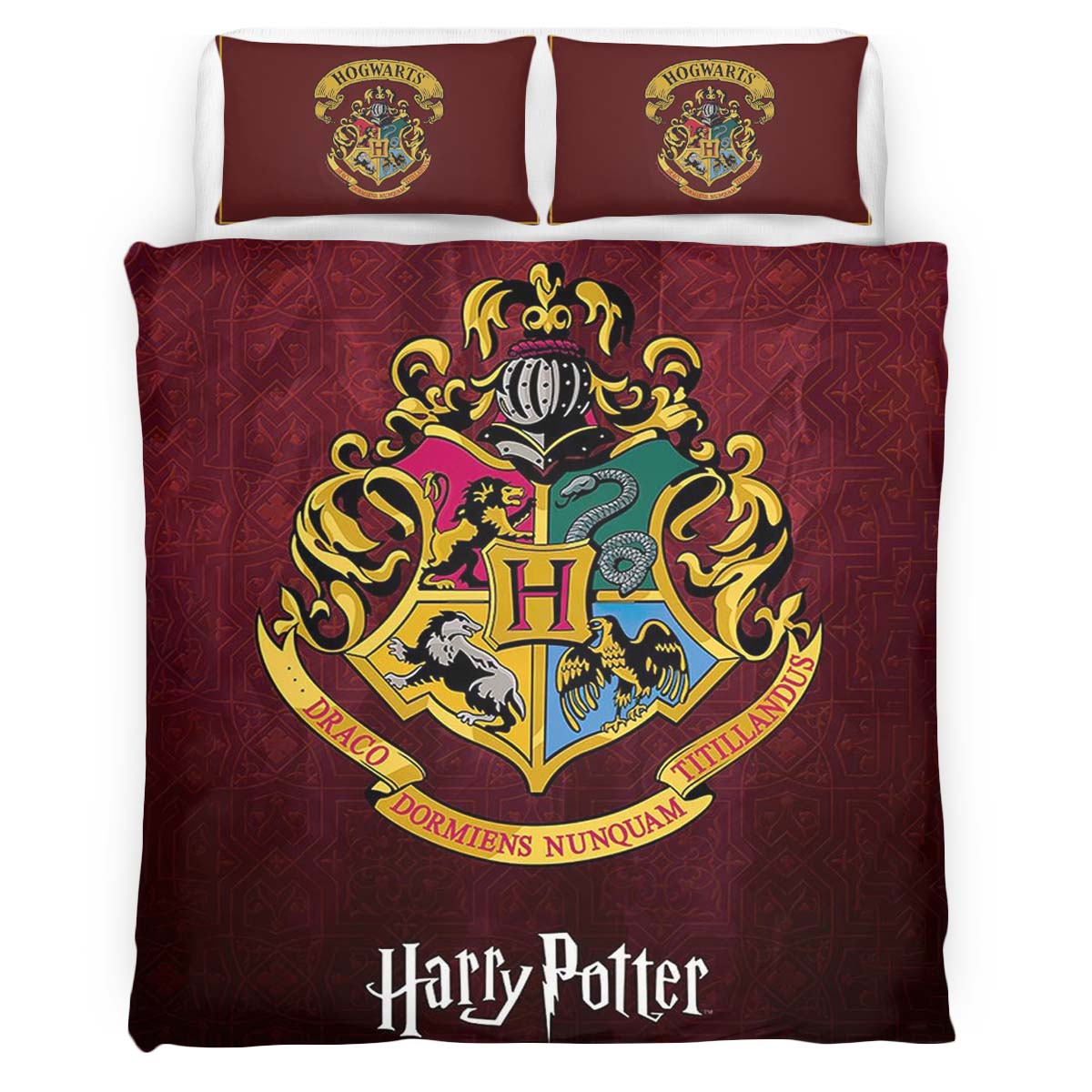 Harry Potter Hogwarts School Logo Duvet Cover