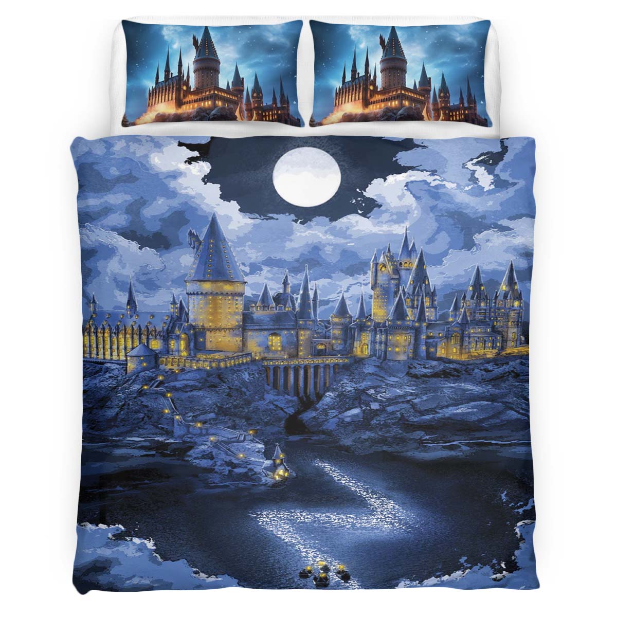Harry Potter Hogwarts School Night Duvet Cover
