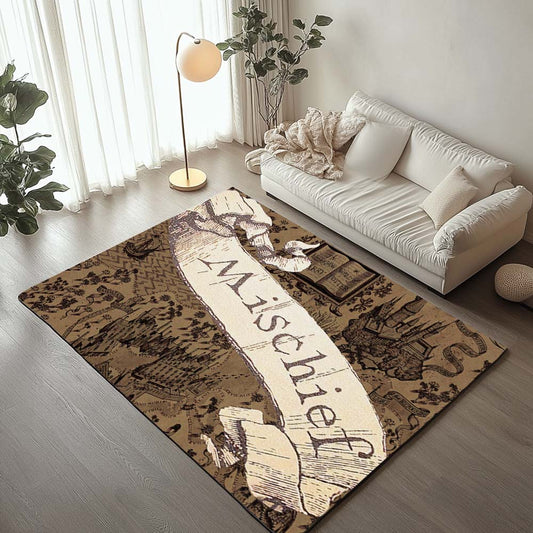 Harry Potter Map Custome Name Rug