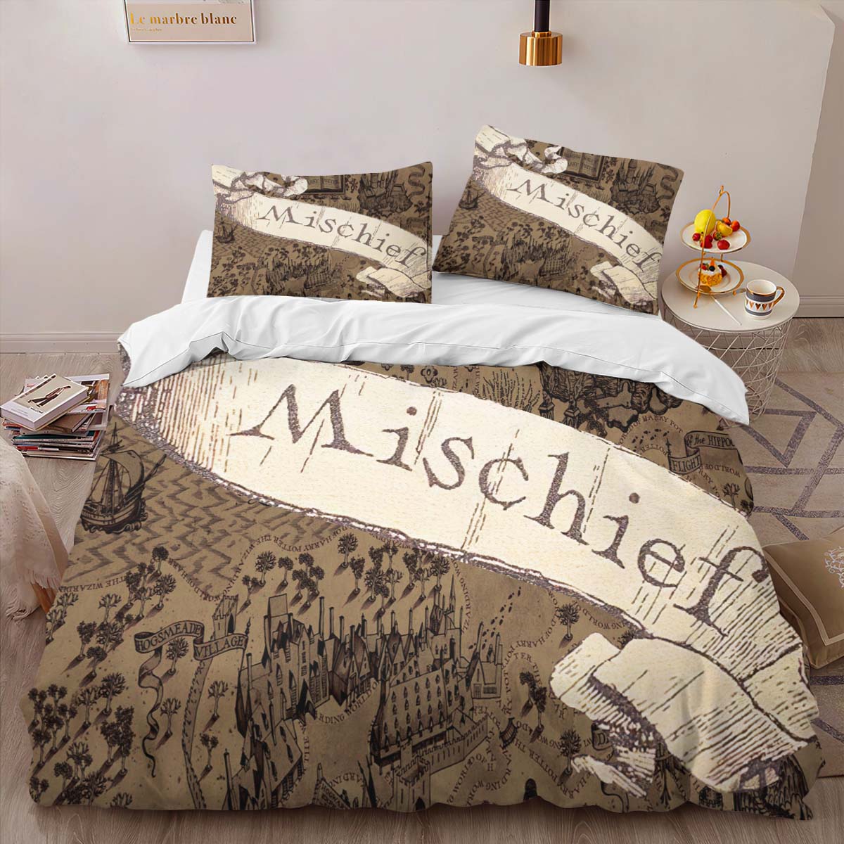 Harry Potter Map Custome Name Duvet Cover 2