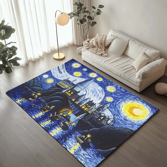 Harry Potter Van Gogh style Rug