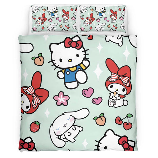 Hello Kitty And Friends Duvet Cover